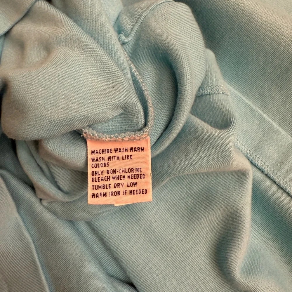 Ralph Lauren Light Blue Polo Shirt with Yellow Logo - Picture 4 of 4